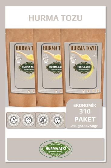 Hurma Tozu 250GrX3=750Gr